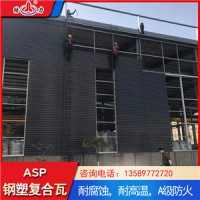 新型psp钢塑复合瓦 山东胶州塑料彩钢瓦 防腐复合板防火高耐候