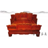 济宁实木床的市场价格 生产厂家 王义红木新款红木电视柜家具