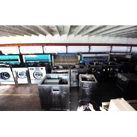 滨州阳信县用来洗涤大批量工作服床单的二手水洗机烘干机