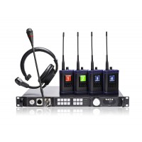 审讯室无线全双工导播系统 一对一远程教学无线通话导播机