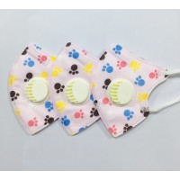 泉州厂家直销 婴幼儿童防护口罩 45g 水刺布 猫爪图案印花