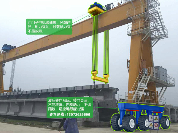 ME90+90-40-12米升高轮胎吊杭州工地