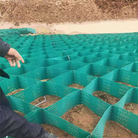 河道边坡防护蜂巢土工格室|植草固土水土保持土工格室供应商
