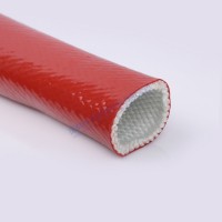 防火套管 耐高温套管 硅橡胶玻纤套管