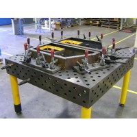 吉林三维柔性平板企业-海红机械加工定制三维柔性焊接工装平台