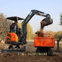 树坑沟槽履带式挖掘机 农用柴油挖土机 厂家发货