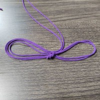 福建厂家供应紫色圆形耳带   一次性口罩绳