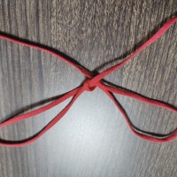 福建厂家供应红色扁平耳带   一次性口罩绳