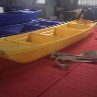 牛筋塑胶船PE塑料抗洪保洁船渔船5米