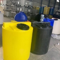 立式搅拌PE加药桶白/黄色塑料水箱3T纯净储水桶